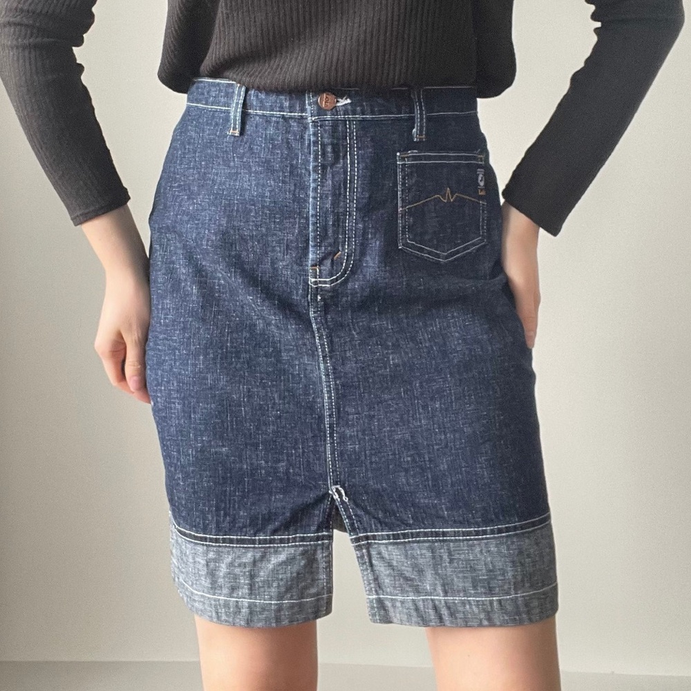 90’s denim skirt / size 9 medium